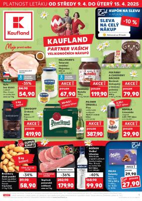 akční leták Kaufland 9.4.2025-15.4.2025