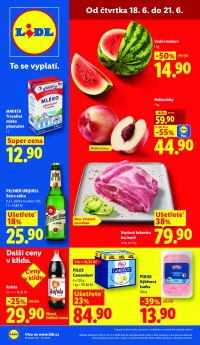 akční leták Lidl 18.6.2026-21.6.2026