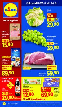 akční leták Lidl 22.6.2026-24.6.2026