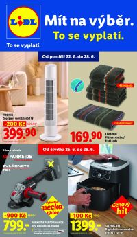 akční leták Lidl 22.6.2026-28.6.2026