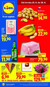 akční leták Lidl 25.6.2026-28.6.2026